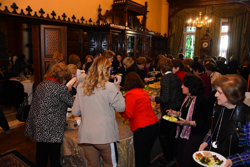 Young Women Christian Association lunch at Villa Linda Sursock